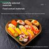 Gold Heart-Shaped Tray - Clear Lid Food Storage Box for Party Platters & Valentines Gifts