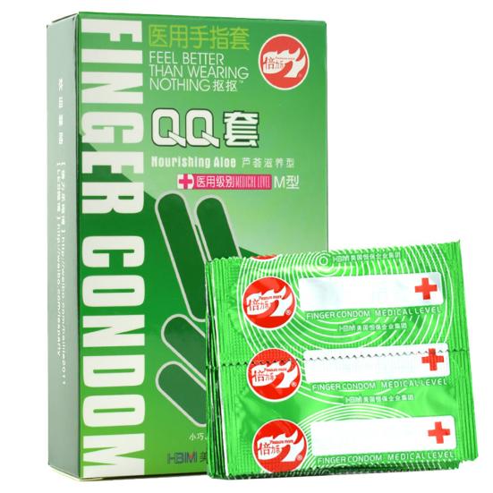 10Pcs Latex Finger Sleeve Condoms Ultra Ribbed Extra Lubricated Sex Products