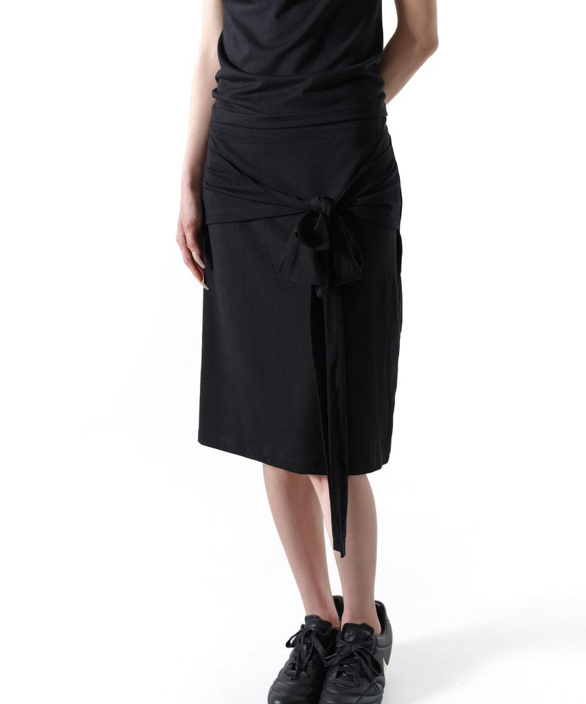 Deobeuleseussiakaibeu Jersey Hole-Tie Skirt 001