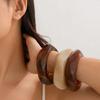 Trendy Adjustable Resin Bangle In Multiple Color Portable And Sturdy For Daily Wear