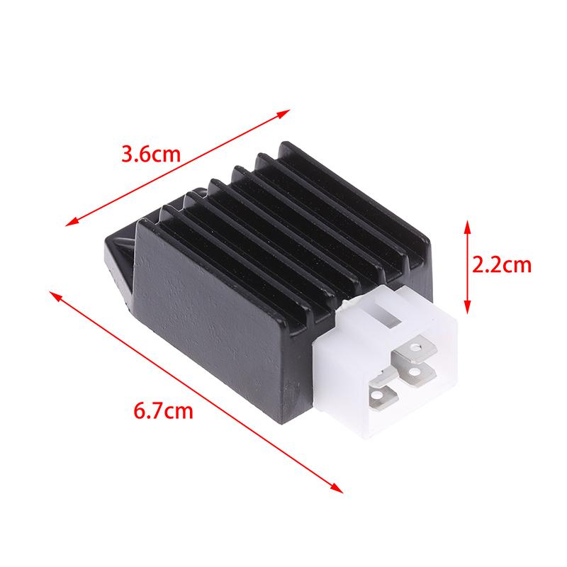 Für GY6 50-125CC 4-Pin 12V Motorrad Halbwellen Zündspannungsregler Gleichrichter Für Roller ATV Fatbike Dirt Pit Bike