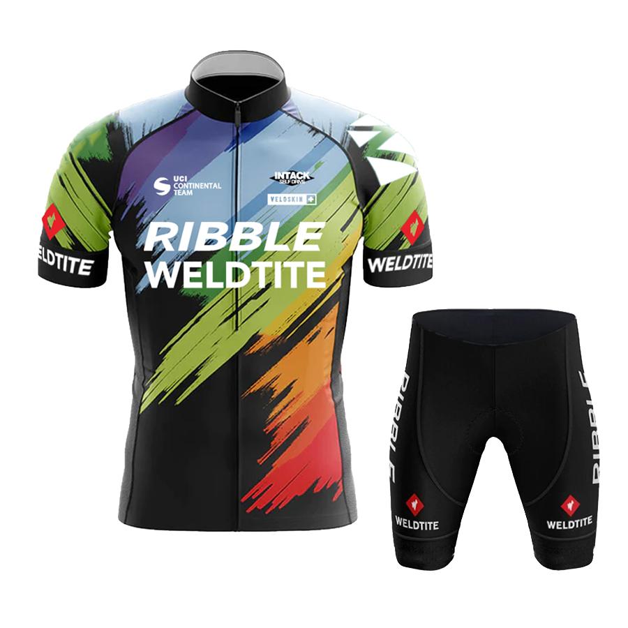 Cycling Jersey 2026 Team RIBBLE Men Cycling Set Racing Bicycle Clothing Suit Breathable Mountain Bike Clothes Sportwears