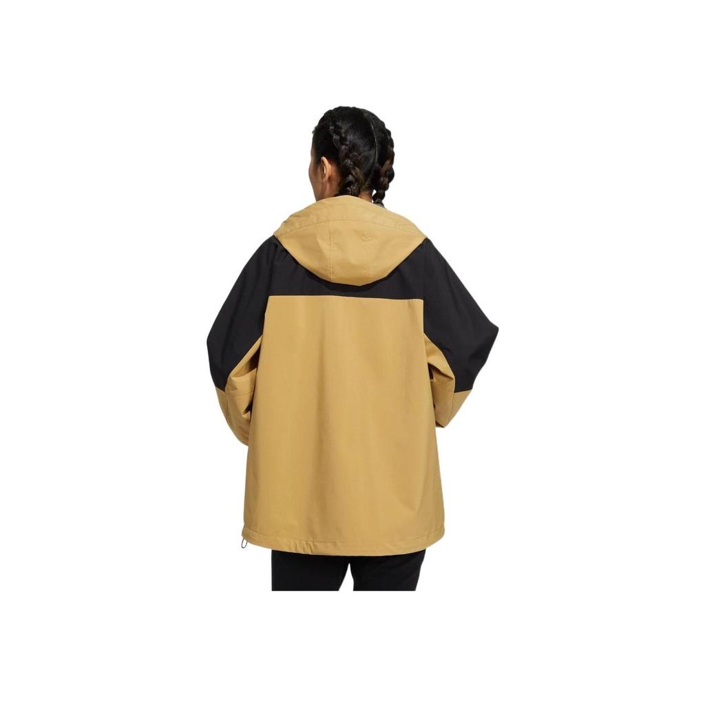 Adidas FW22 Design Logo Printed Hooded Jacket Women Jackets Multicolor HM2817