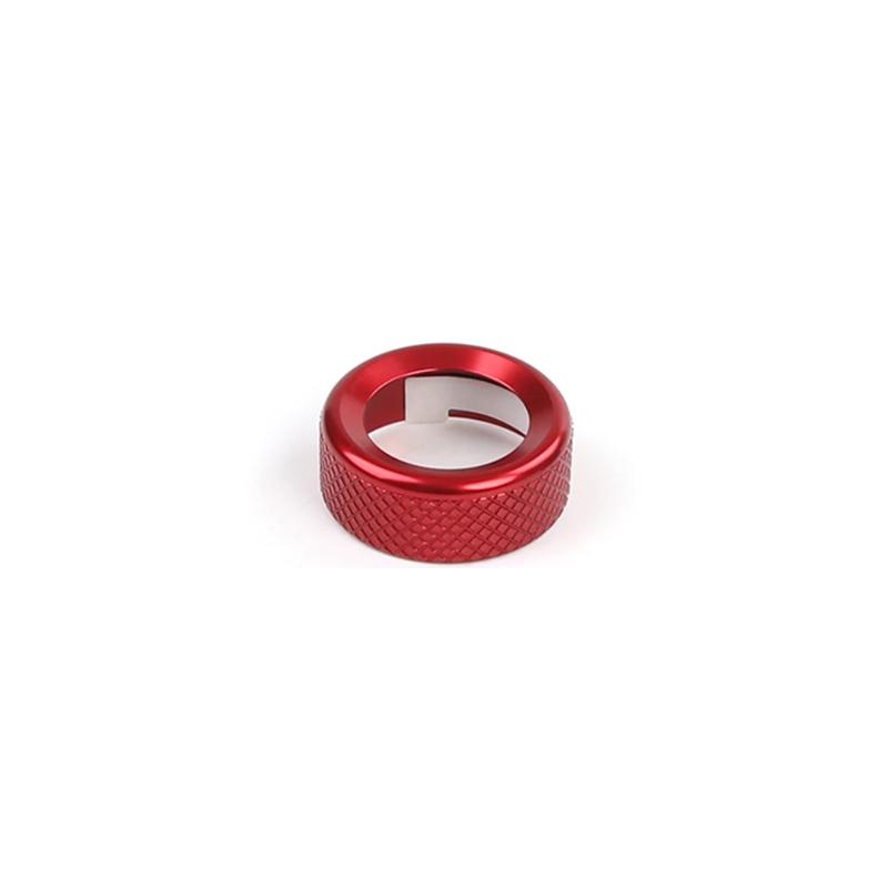 

For Chevrolet Equinox 2026 2026 1PCS Aluminum Alloy Car Start Stop Knob Cover Trim Ring Control Adjust Accessories красный