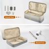 Portable Double Layer Hair Dryer Bag Travel Pouch Organizer Compact Practical for Salon Home Essential