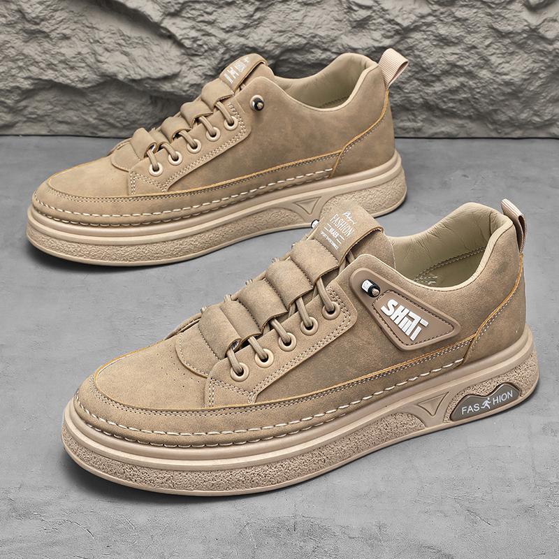 

Модная мужская обувь Универсальные Новые Платформа Для улицы Походы Легкие Повседневные Брендовые Кроссовки Эластичная Обувь для ленивых Модная Повседневная обувь 44 хаки