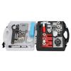 Dowel Jig Drill Hole Guide Locator Aluminium Alloy Drilling Tool Set Kit for Woodworking