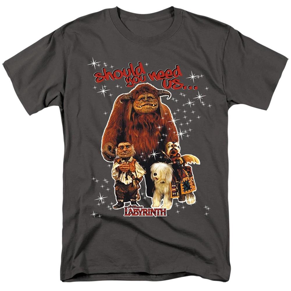 Labyrinth - Should You Need Us - Unisex Short Sleeve Children s T-shirt - Gray 100