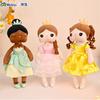 Non-Toxic Original Metoo Angela 38Cm Dress Fairy Tale Princess Dollkawaii Skirt Plush Toys Holiday Gifts For Kids