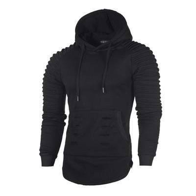 British Style Men's Solid Color Casual Mid-length Sweatshirt Youth Slim Coat Sweatshirt