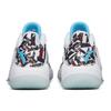 Anta Water Flower 4 Nitrogen Technology Shock Absorption Support Low Top Basketball Shoes Men Sneaker White Blue 112221602-10