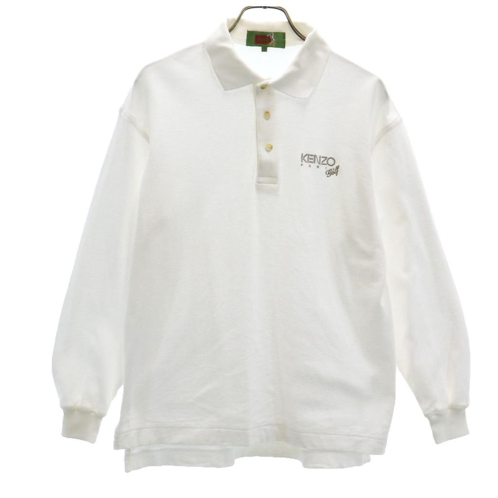 KENZO GOLF 90s Made In Japan Old Golf Long Sleeve Polo Shirt Men's Used