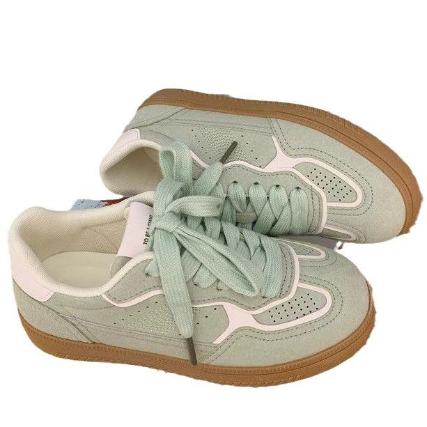 Flat-bottomed summer breathable little white shoes women's new versatile sports niche Korean casual board shoes
