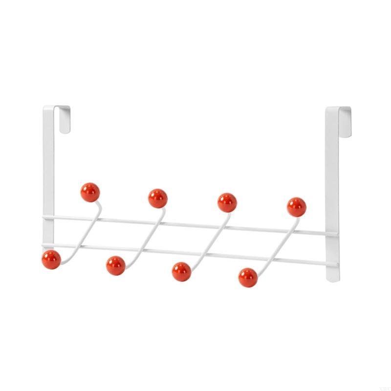 

Hooks Over The Door Stoarge Hook Bathroom Hat Towel Hanger Kitchen Shovel Spoon X3UC червоний