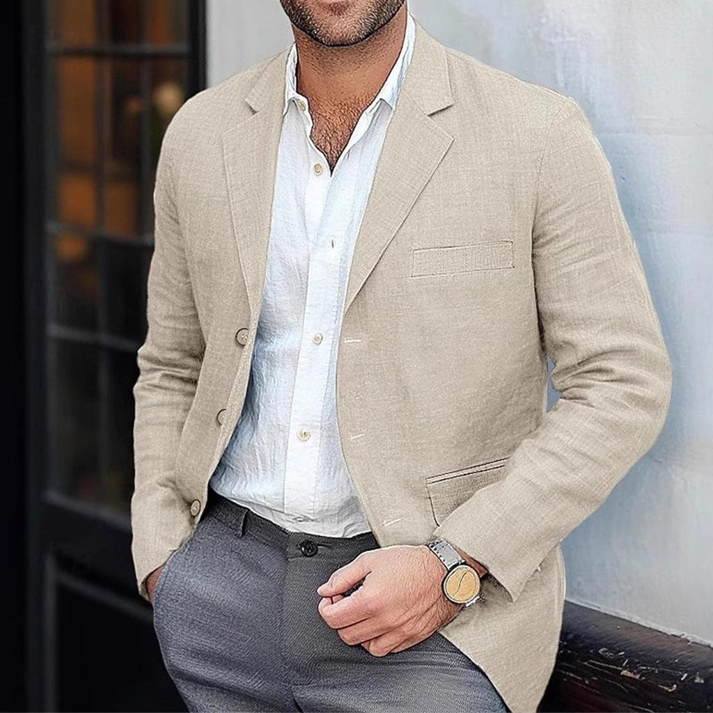 Men'S Single Breasted British Fashionable Casual Suit Jacket Youth Suit