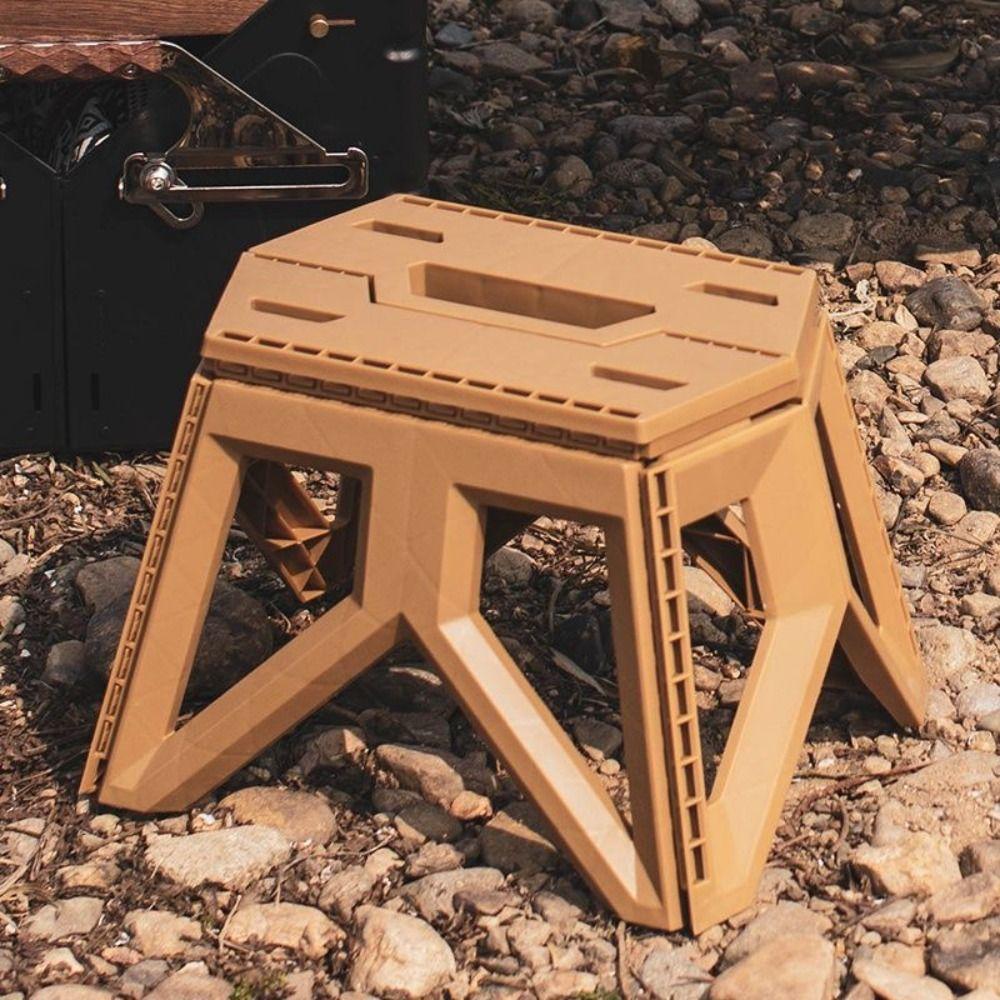 High Load-bearing Camping Chair Portable Fishing Chair Camping Accessories Folding Step Stool  Kids
