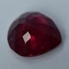 Natural Pigeon Blood Red Ruby Loose Gemstone 5.15 Ct Pear Shape for Jewelry Making and Crafts