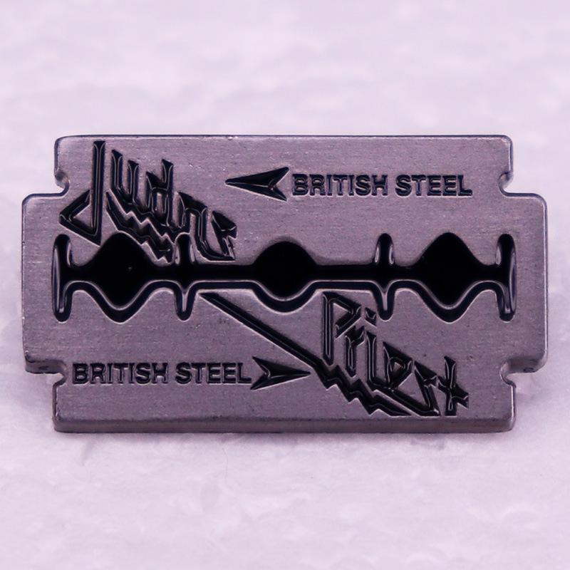 Vintage British Steel Corp Logo Brooch Badge