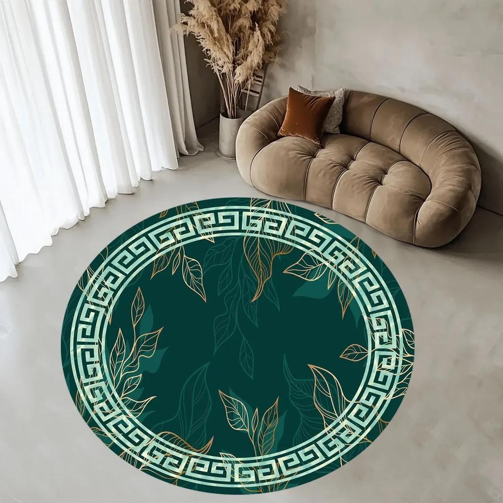 Mandala Retro Circular Carpet Rugs for Bedroom Living Room Decoration Washroom Floor Mat Carpets for Bed Room Bedroom Decor