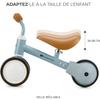 Draisienne kinderkraft cutie 3-en-1 bleu draisienne, nordic breeze