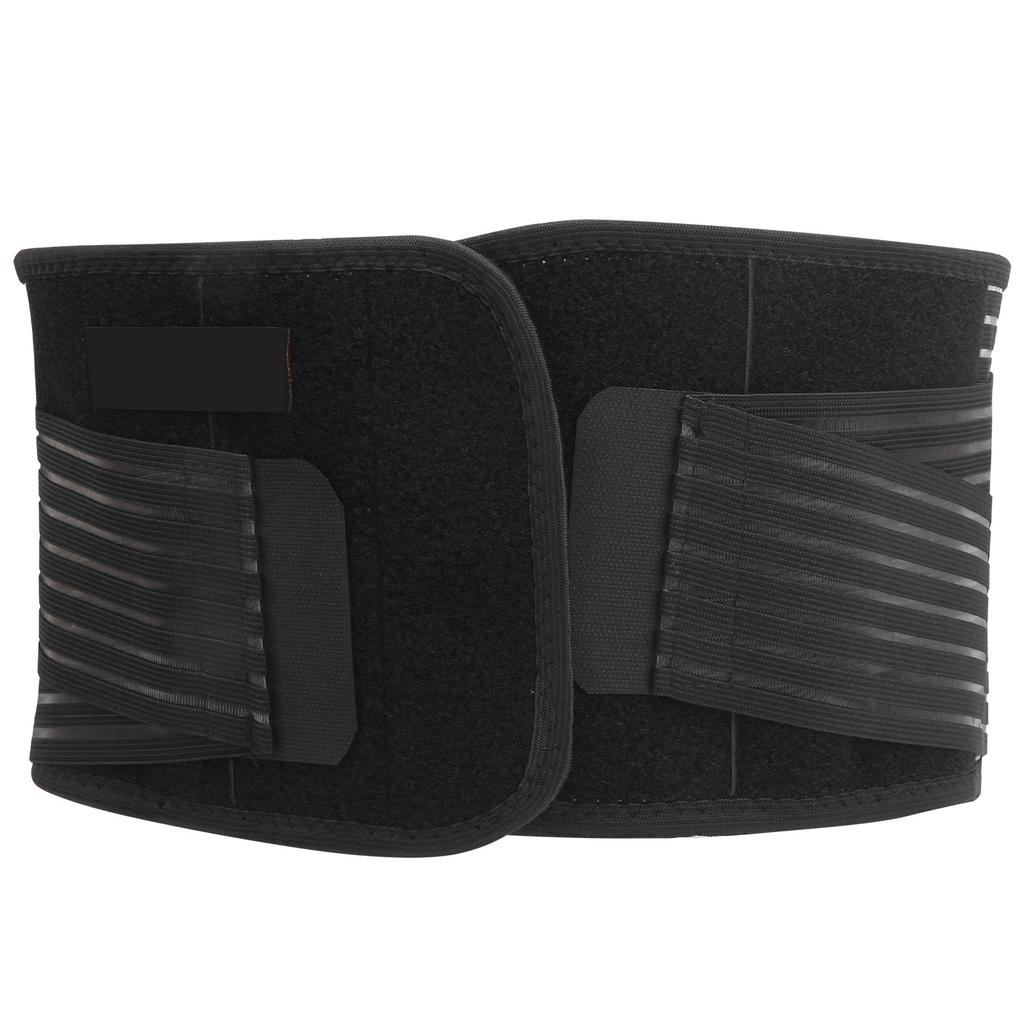 Breathable Waist Protection Compression Steel Plate Back Support Belt Lumbar Fixed BeltL Black