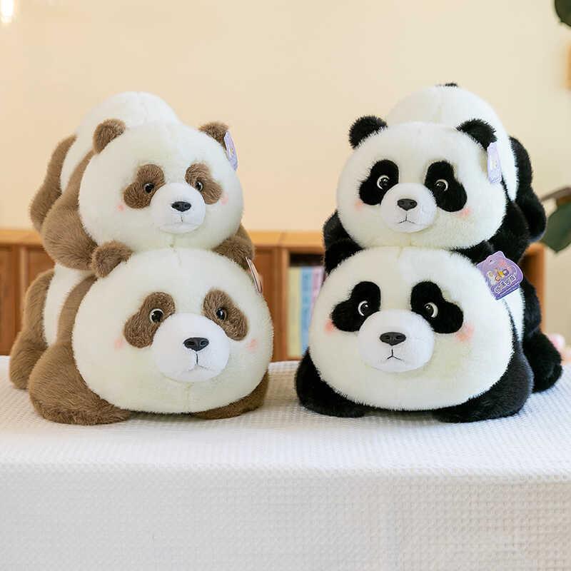 Entzückendes Plüsch-Pandakissen Realistisches Stofftier Spielzeug Weiches Kuscheltier Geschenk für Kinder