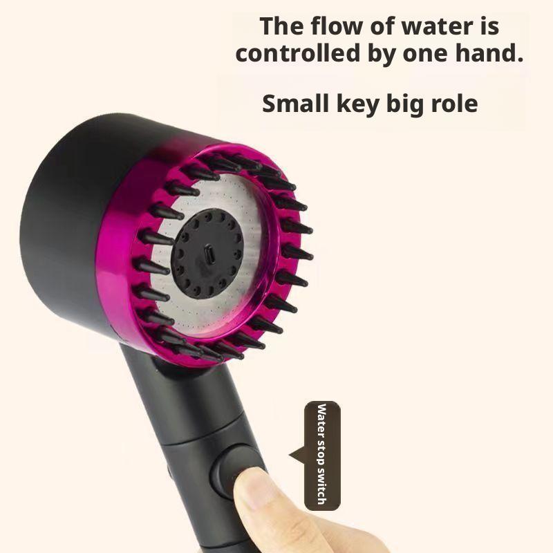 Spray Pressurized Shower Hair Dryer Nozzle Ultra-high Pressure Shower Head Massage Bathroom Yuba Bath Shower Head