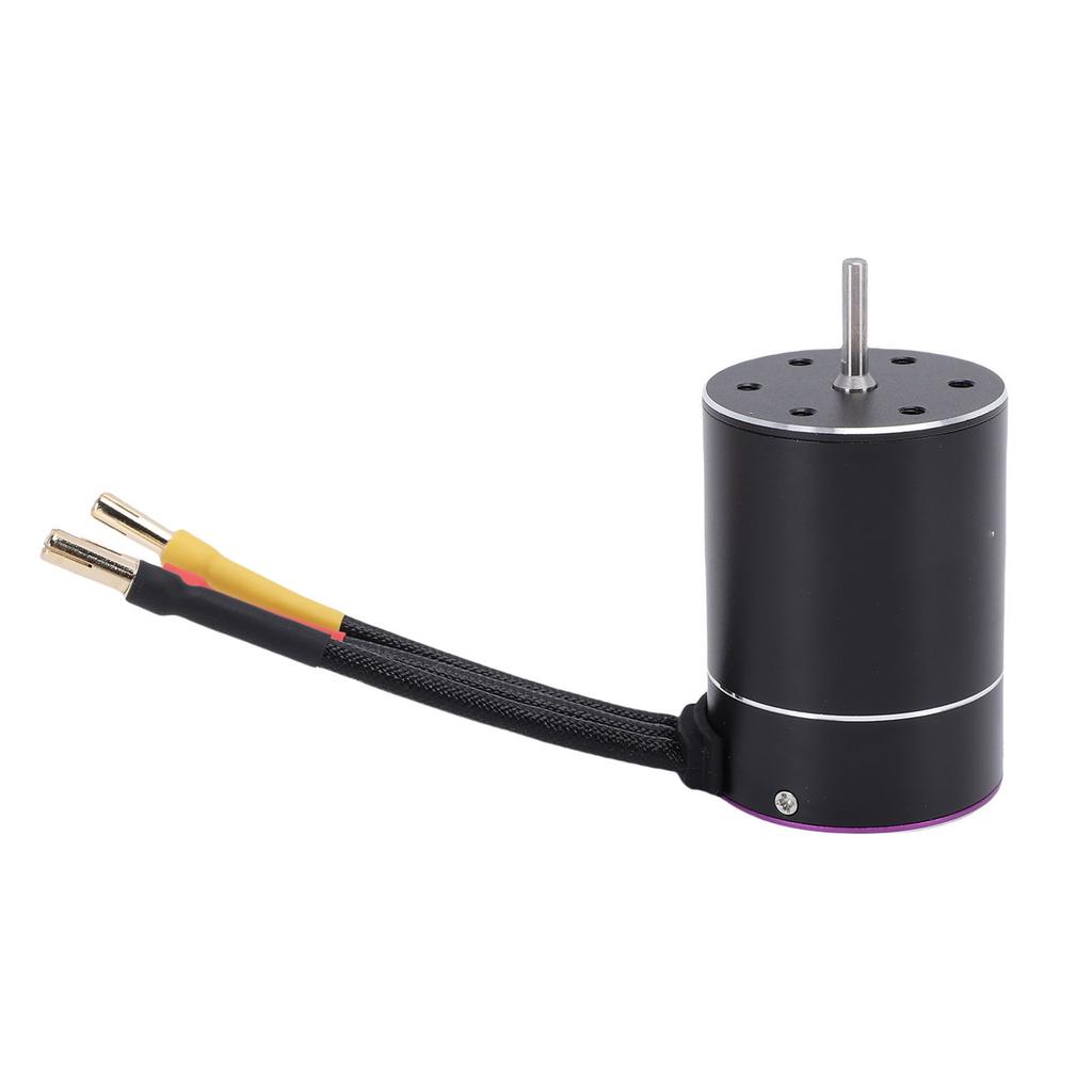 3650 4300KV Brushless Motor 3.17mm Shaft High Speed Motor for RC Car Boat Update Parts Purple Black