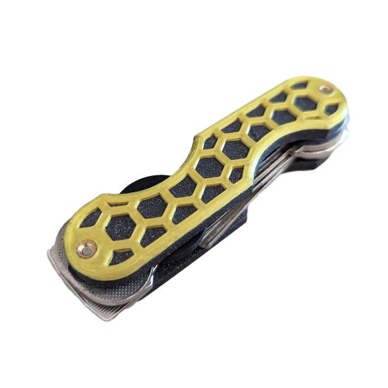 Key Holder Compact Size Lightweight Key Organizer Easy Access Car Fobs Minimalist EDC Keychains Expandable Kit