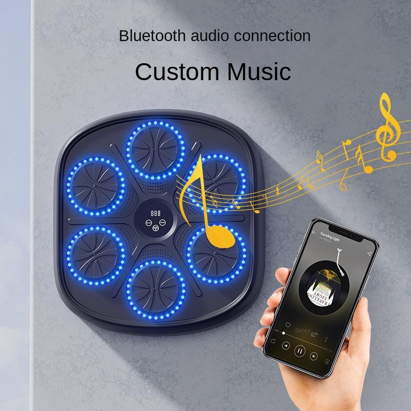 Inteligentna muzyka Bluetooth Boks Ściana docelowa Dziecięcy sprzęt do treningu bokserskiego Maszyna do boksu Sprzęt do ćwiczeń domowych Cel bokserski