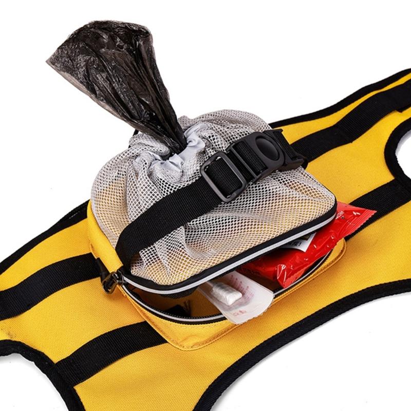 Dog Vest Adjustable Training Harness for Large Medium Dogs Backpack Strong Heavy Duty Harness Soft Handle