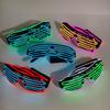 LED Party Blinds: Flashing Music Glasses for Clubbing and Atmosphere
