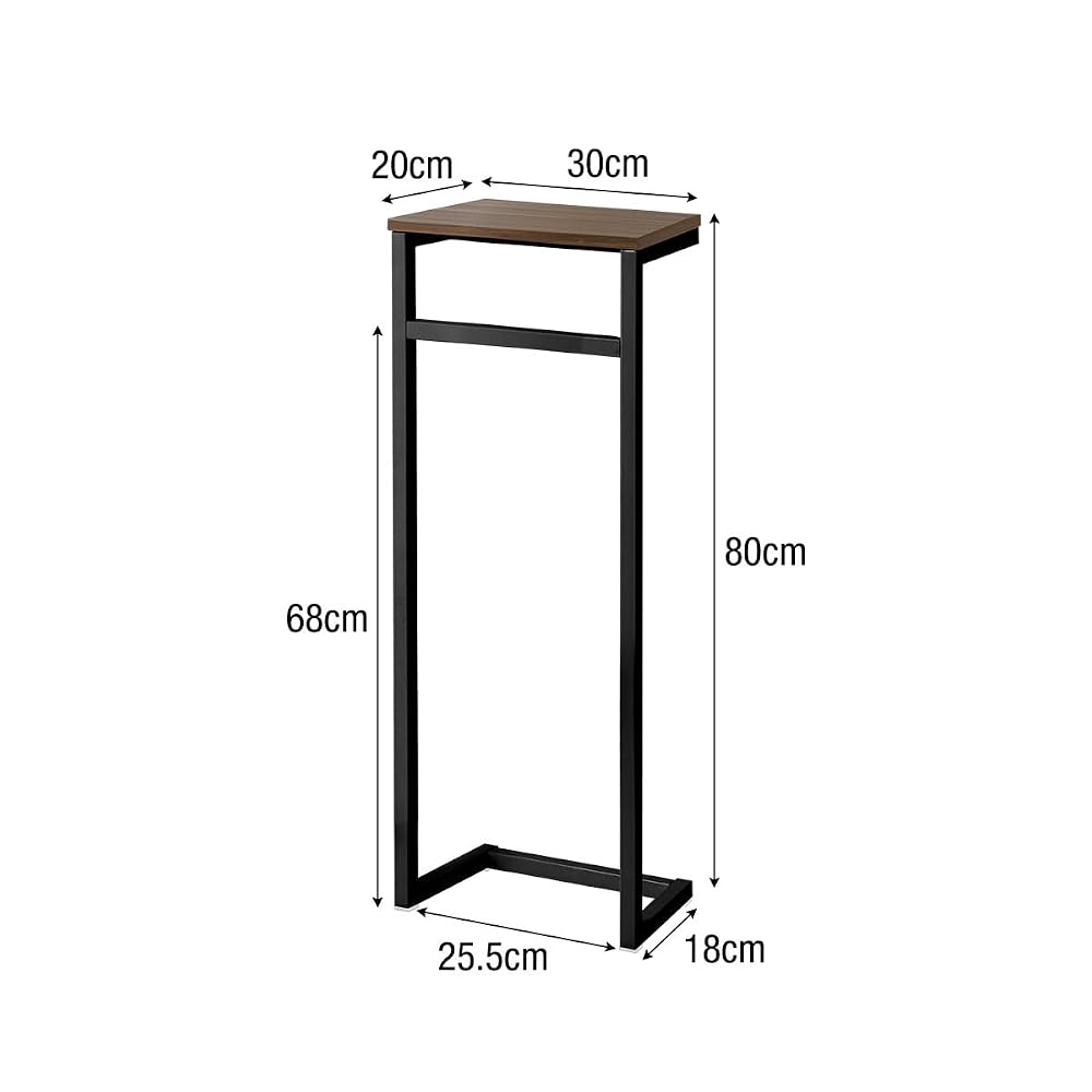 ottostylejp Console Table, Slim, for Entrance, Long and Narrow, Rack, Display Shelf, Hallway