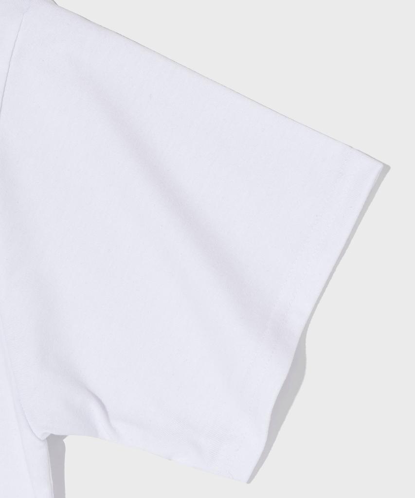 CARGOBROS FOR WOMAN C Circle Short Sleeve T-Shirt (White)