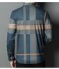 Men's Spring Plaid Long-Sleeve Business Casual Shirt
