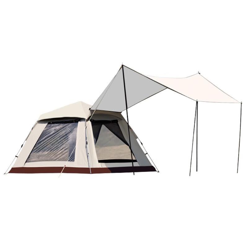 

Tri-polar 5-8 Person 4-Corner Outdoor Tent with Canopy