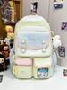 Cartable Sac à dos japonais style ins pour filles, sac à dos simple et mignon pour filles de collège, petit sac à dos frais