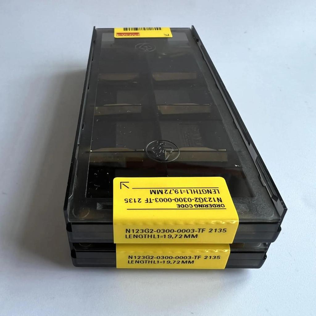Original Sandvik / N123G2-0300-0003-TF 2135 /Carbide CNC Blade 10 PCS