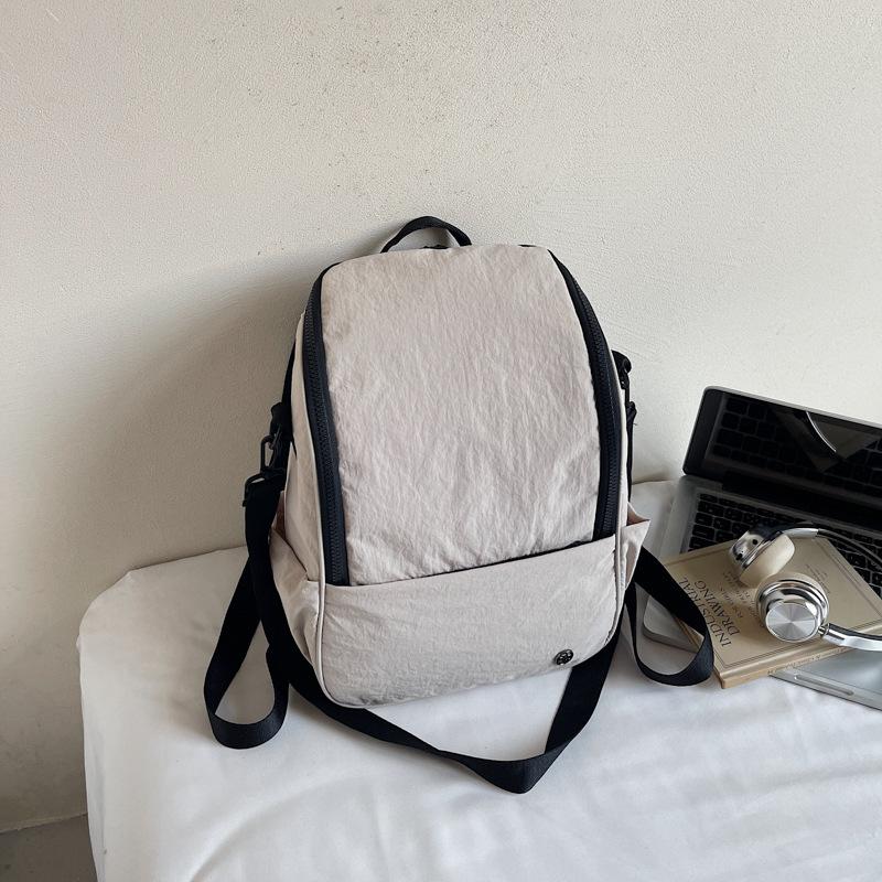 New Backpack Versatile Large-capacity Travel Bag Lightweight Waterproof Nylon Bag Casual Backpack Tide