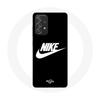 Case for Samsung Galaxy A33 5G Nike Logo White Background Black