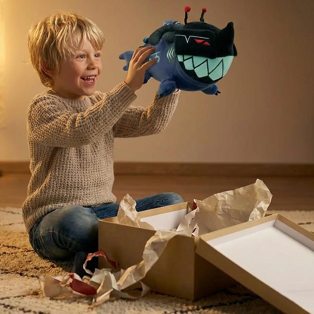 Juguetes de peluche de Hazbin Hotel, divertidos artículos relacionados con el anime, artículos coleccionables para aficionados, exquisitos artículos decorativos de escritorio, regalo para amigos.
