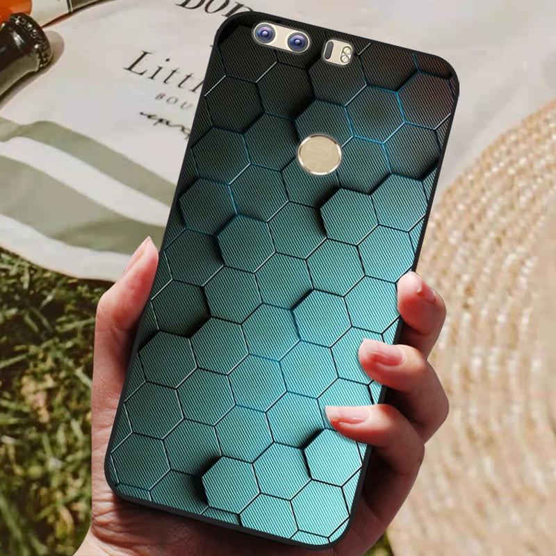 Pro Huawei Honor 8 5,2palcový kryt Silikonový zadní kryt Pouzdro na telefon pro Huawei Honor 8 Kryty Měkký nárazník coque Honor8 FRD-L19 Pouzdra