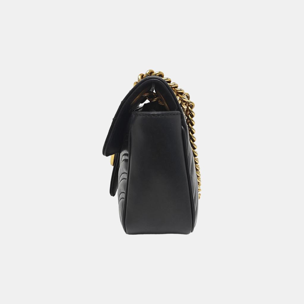 [Pre-Owned] Gucci GG Marmont Matelassé Mini Bag 'Black' - Very Good #7WZD6Y