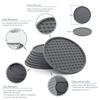 Sottobicchiere Rotondo in Silicone Antiscivolo Spesso Tappetino Isolante per Tazze d'Acqua Calde Set Sottobicchieri per Tazze da Tè