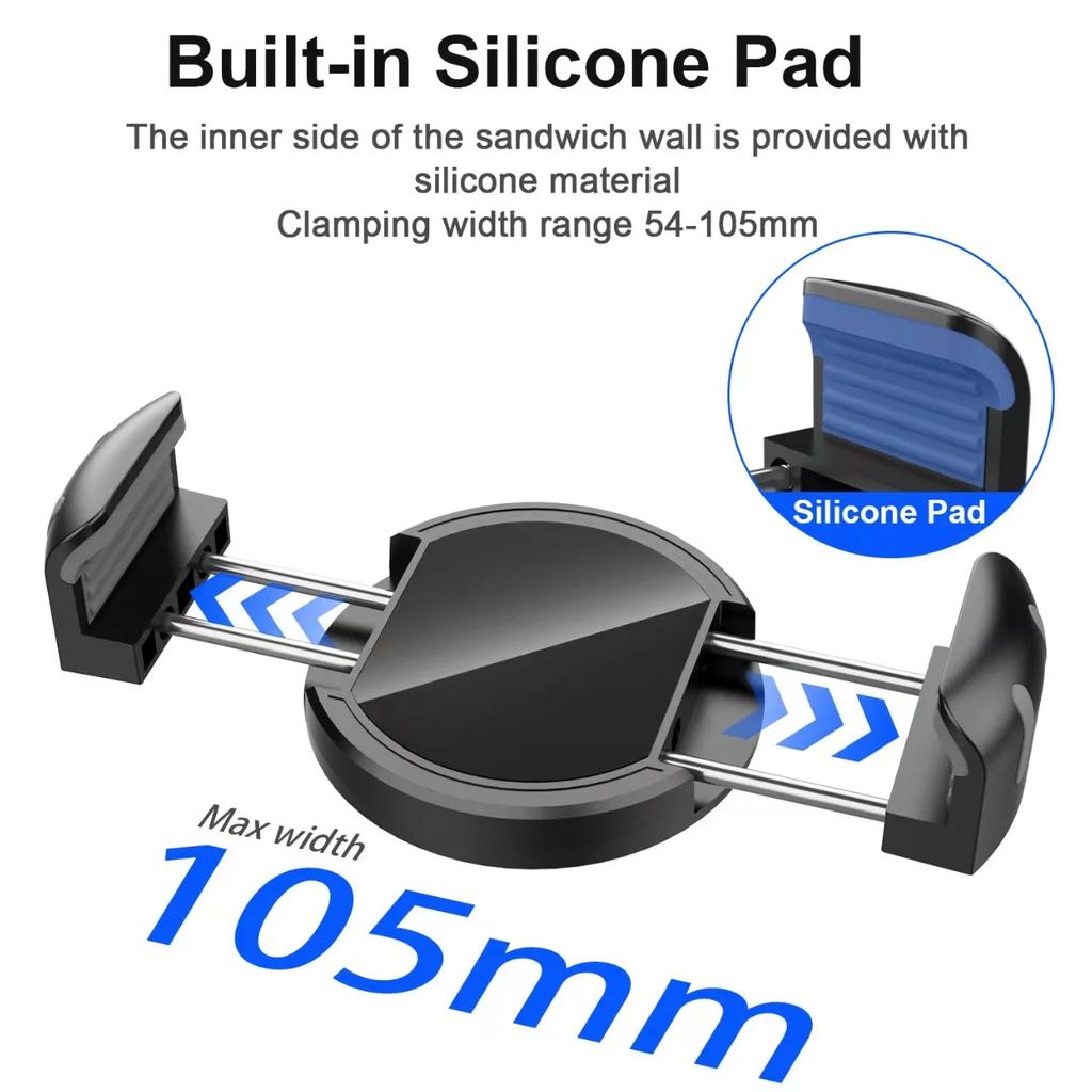 Universal Magnetic Car Phone Clip Mobile Phone Holder Magnetic Fit For Golf Cart Clip Gym Treadmill Motorcycle Universal