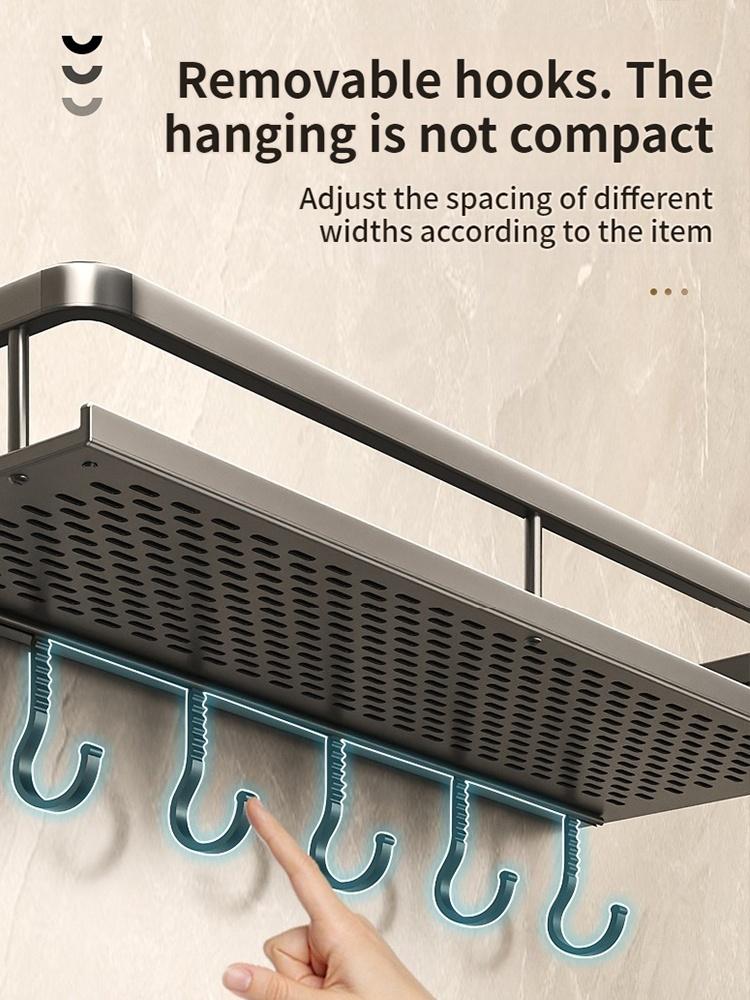 Bathroom Shampoo Shelves Hanger Shower Storage Rack Hanger Corner Shelf