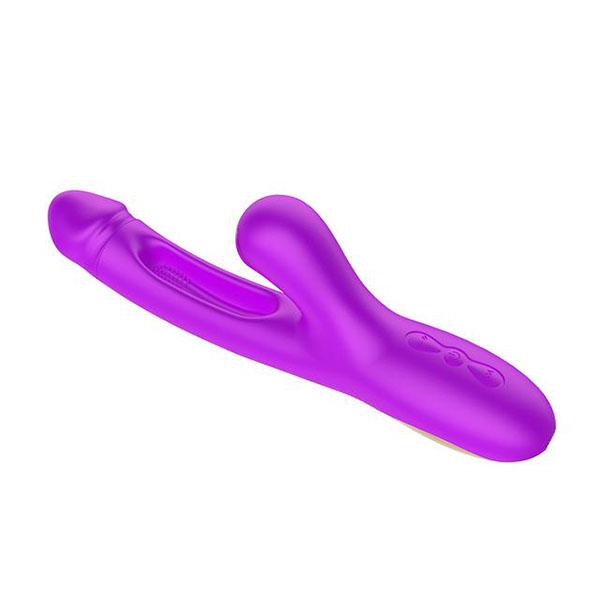 3 In 1 Retractable Vibrator Clitoral Stimulator Vaginal Sucking G-spot Massager Smart Heated Masturbator Female Sex Toys