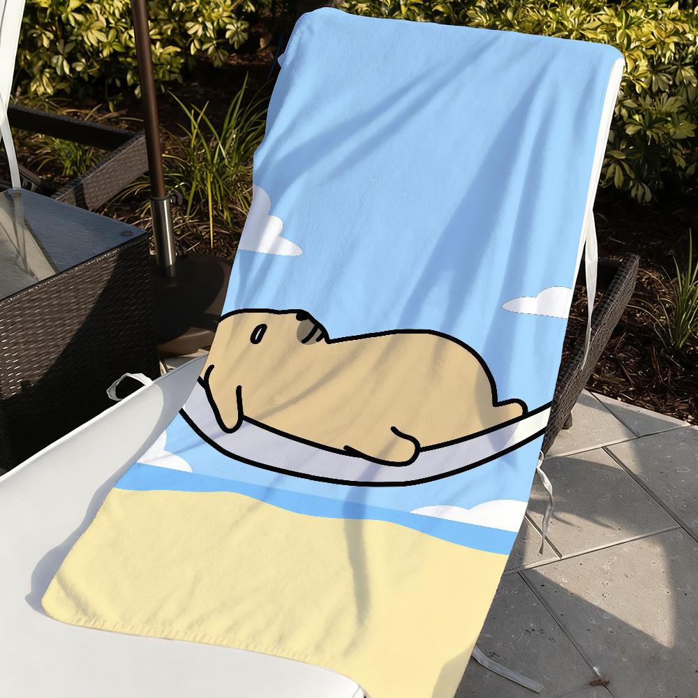 Cartoon Niedlich N-Nudaeng Handtuch Schnelltrocknend Strandhandtücher Sind Geeignet Für Schwimmbäder Camping Yoga Und Das Fitnessstudio