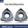 WNMU080608GM Hexagonal Roughing Inserts for 90° Steel & Stainless Steel Heavy Cutting