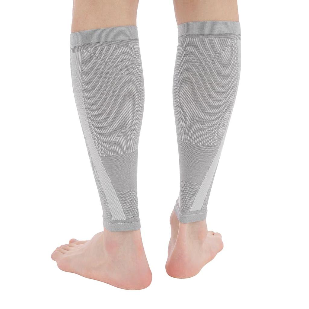 Cool Calf Stay Cool and Comfortable Even in Summer Made with Material Made in Gray Dr.Feel Support, Doctor-Approved - - Cool-to-Touch (2-Pack),